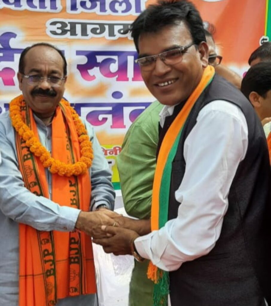 भाजपा नेता सुखराम मधुकर ने किया भाजपा प्रदेशाध्यक्ष अरुण साव से सौजन्य भेंट