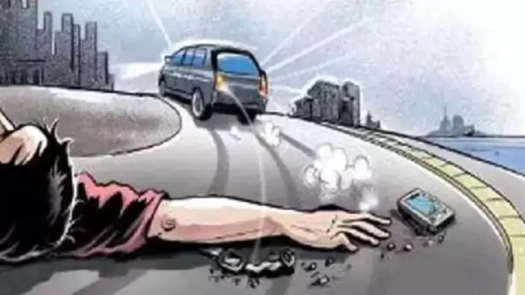 2 CAF जवानों की मौत, पिकअप ने बाइक को मारी ठोकर