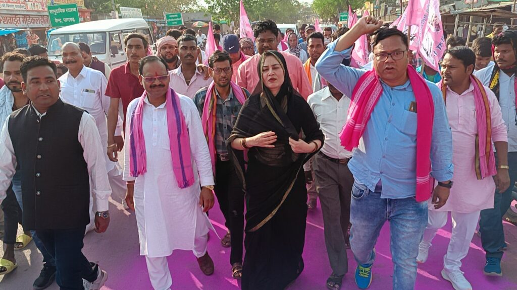 पामगढ़ में रिचा जोगी के ने सदस्यता अभियान का किया शुरुआत